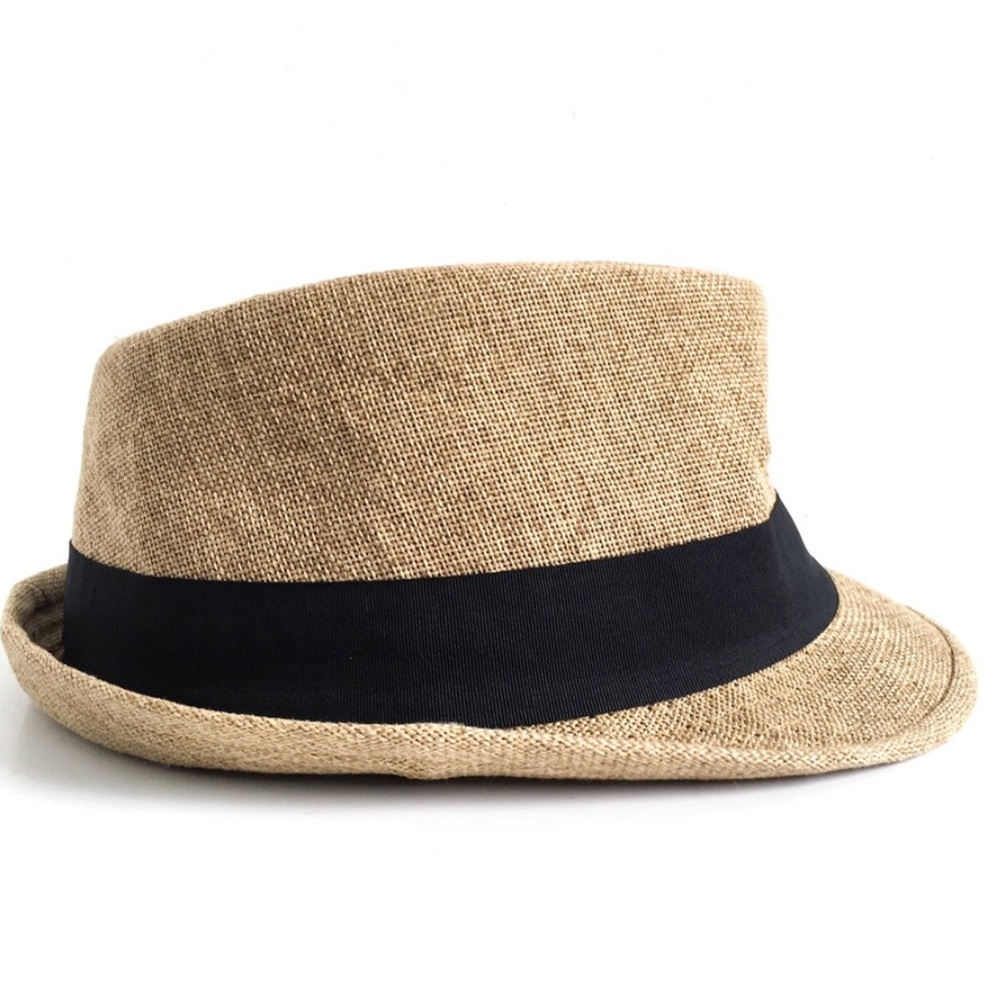 Urban Outfitters Tan and Black Fedora